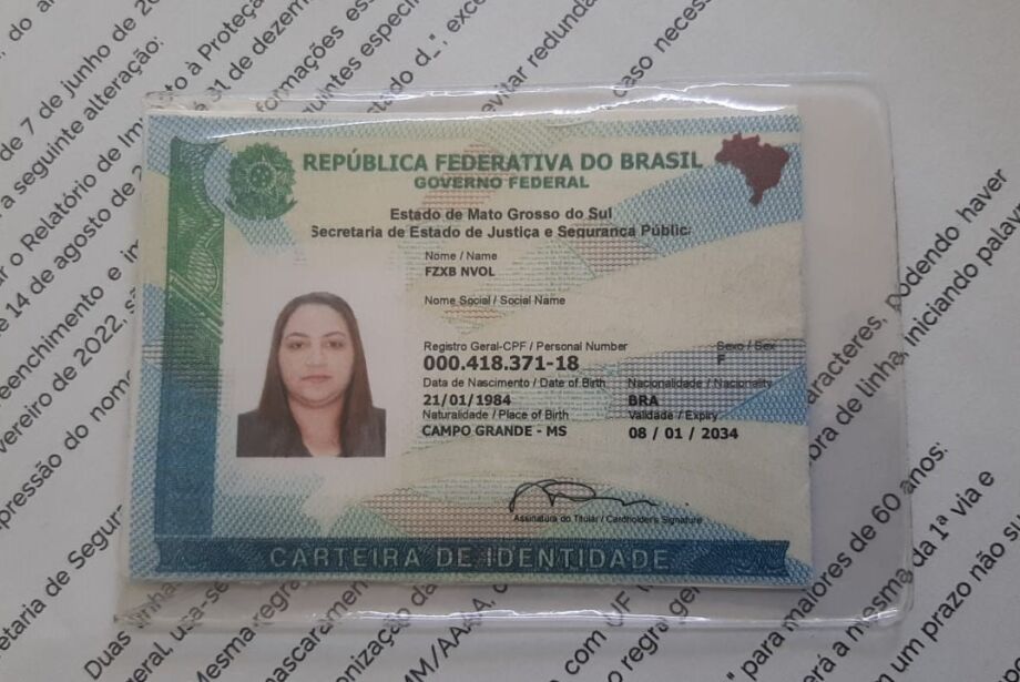 Novo RG começa a ser emitido em todo o Brasil